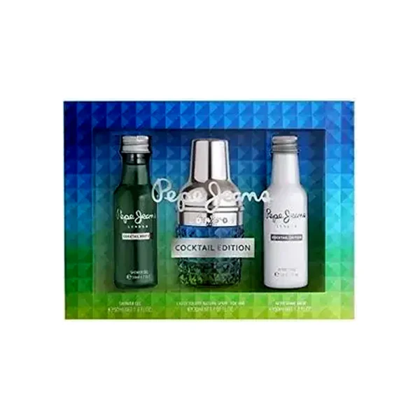 COFFRET - COCKTAIL. EDT+AFTER SHAVE+GEL BANHO. Marca: Pepe Jeans
