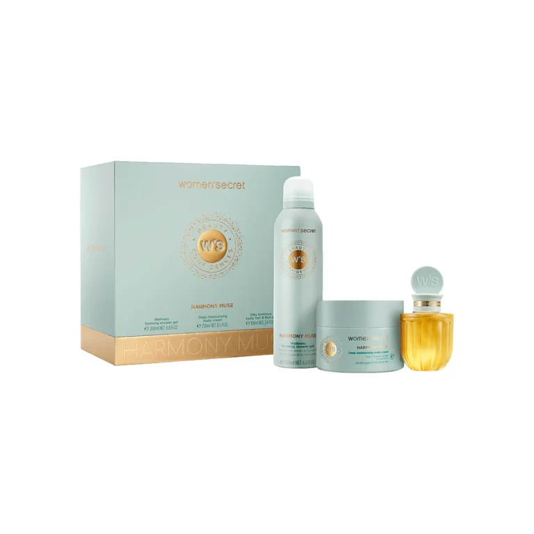HARMONY MUSE. ESPUMA DE BANHO+CREME CORPO+OLEO CORPORAL. Marca: Women Secret